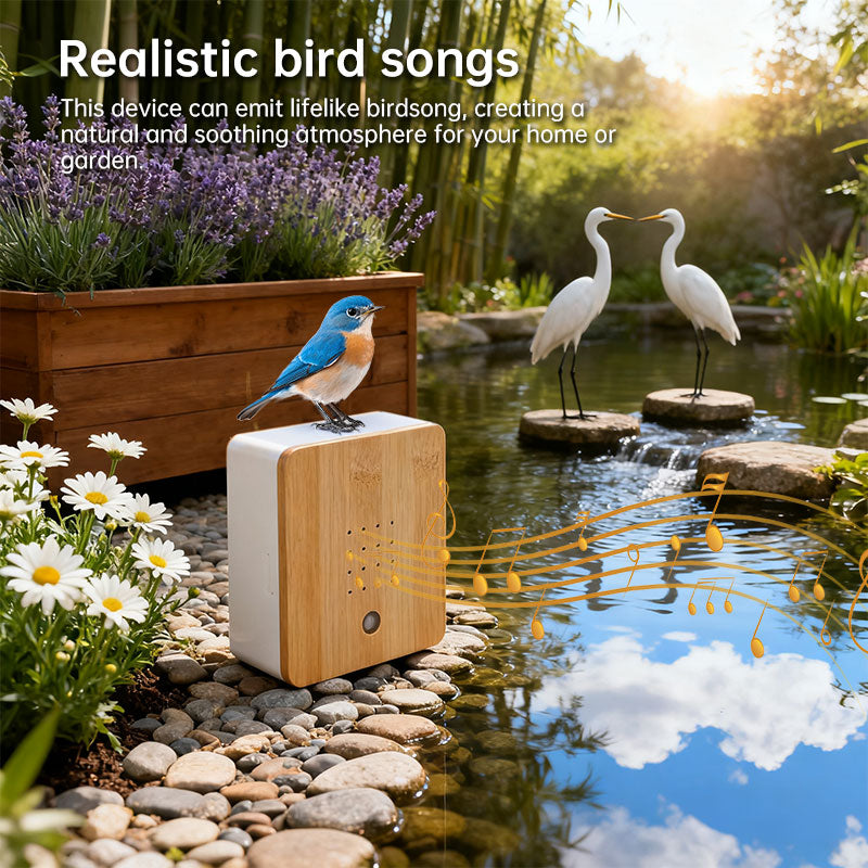 Portable Chirping Speaker, Mini Simulated Bird Box, Auto Motion Sensor for Bedroom (2025)
