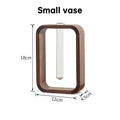 Solid Wood Hydroponics Retro Living Room Decorations Tea Room Dining Table Flower Arrangements Small Flower Decorations and Dry Flower Vases