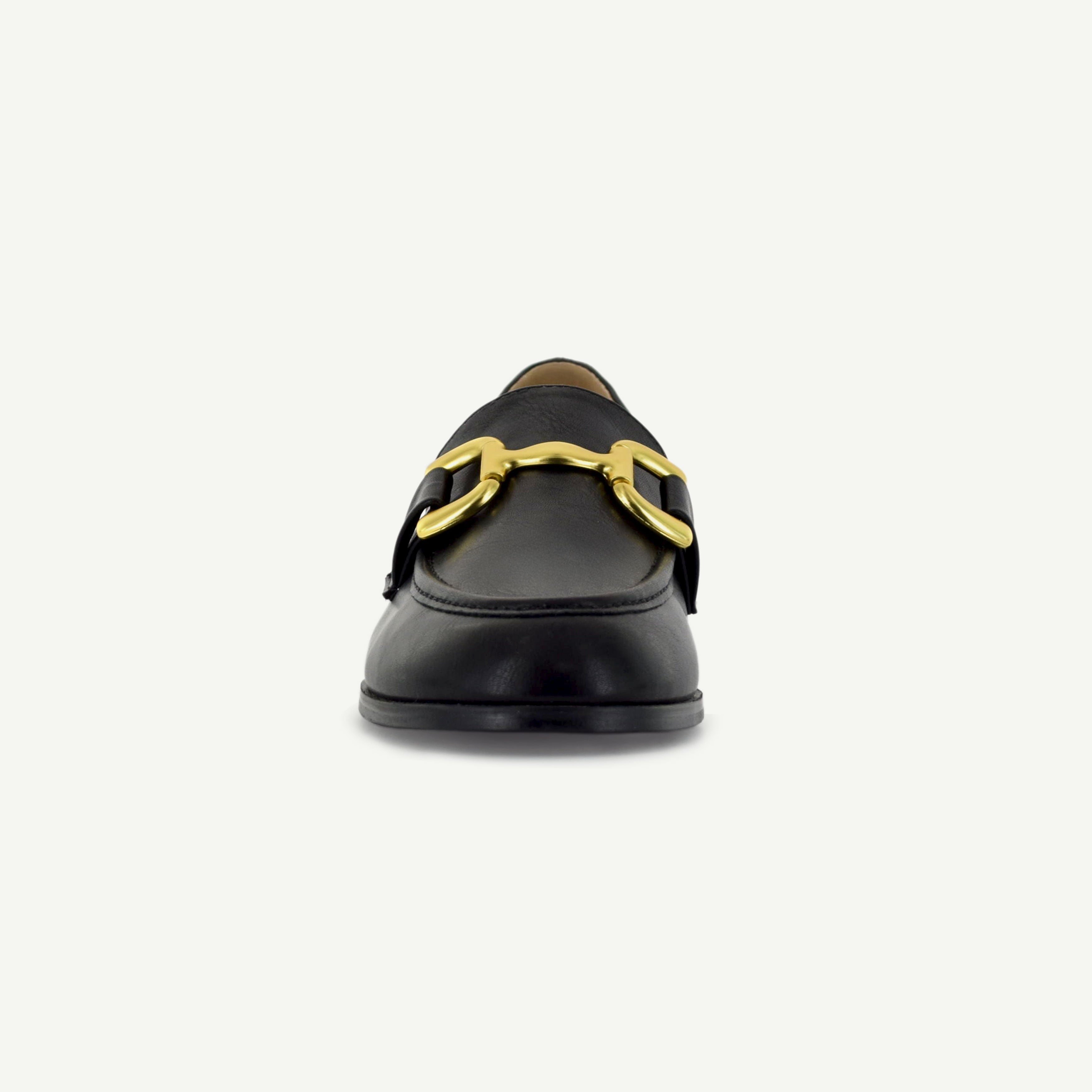 GEORGINA: CLASSIC LOAFER - BLACK