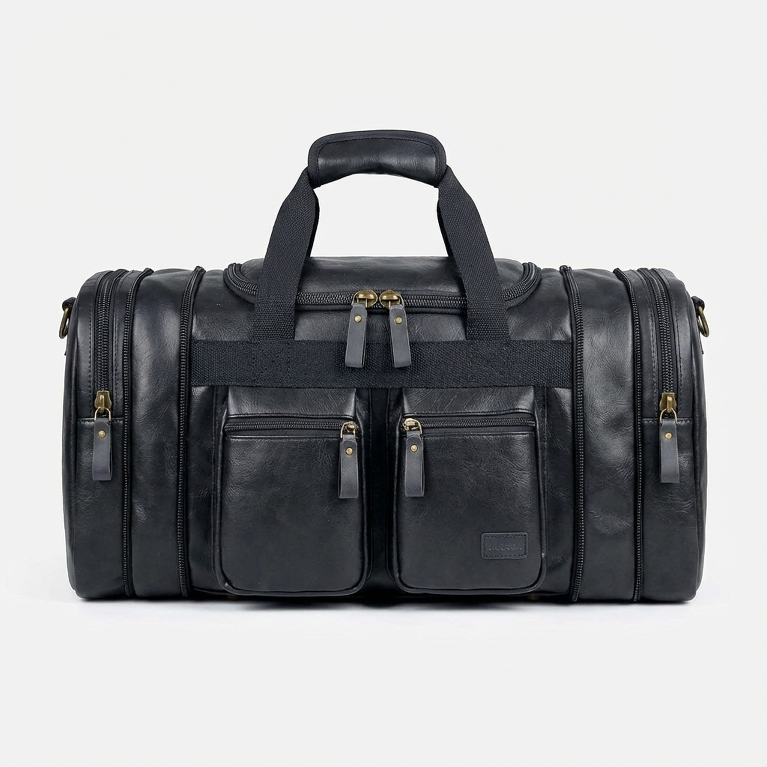 Men's Vegan Leather Duffel Bag – Organized Travel Carry