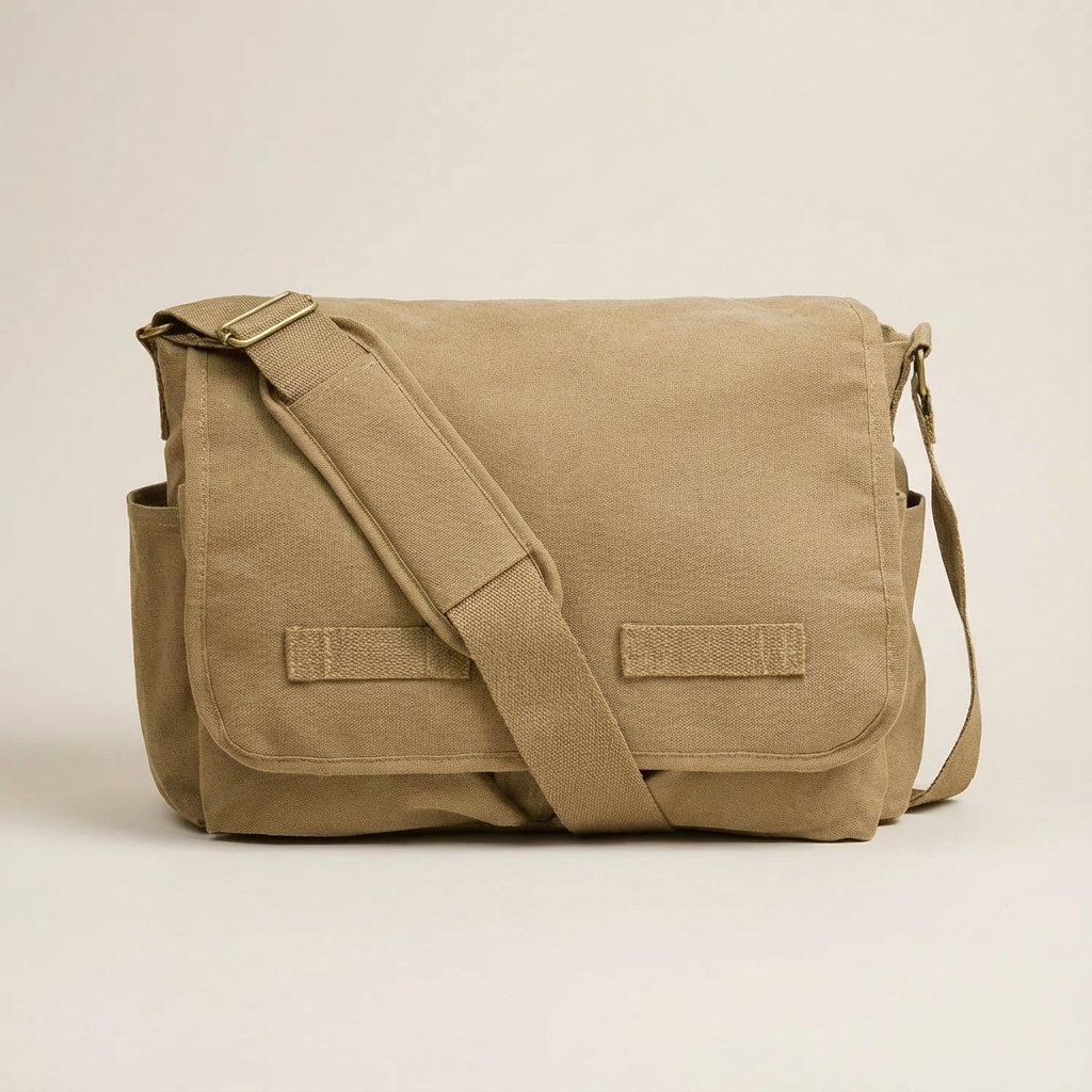 Men's Canvas Messenger Bag – Daily Commuter Carry