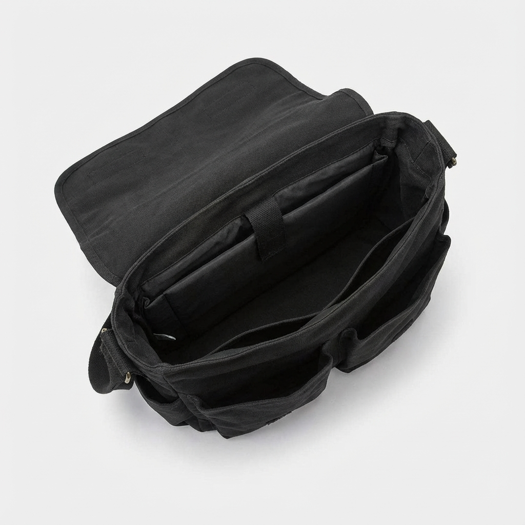 Men's Canvas Messenger Bag – Daily Commuter Carry
