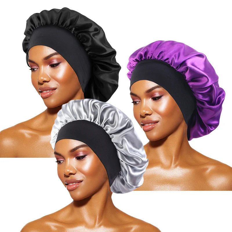 Satin Bandana Headscarf - One Size Fits Most Adults, Lightweight Fashion Headwrap (28 Colors)
