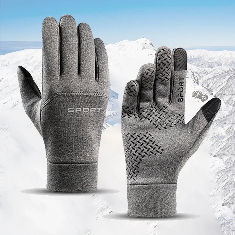 Winter Touchscreen Windproof Thermal Gloves for Men & Women – Cycling, Running, Hiking & Skiing