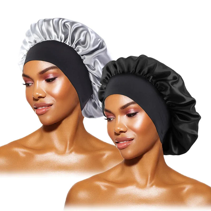 Satin Bandana Headscarf - One Size Fits Most Adults, Lightweight Fashion Headwrap (28 Colors)