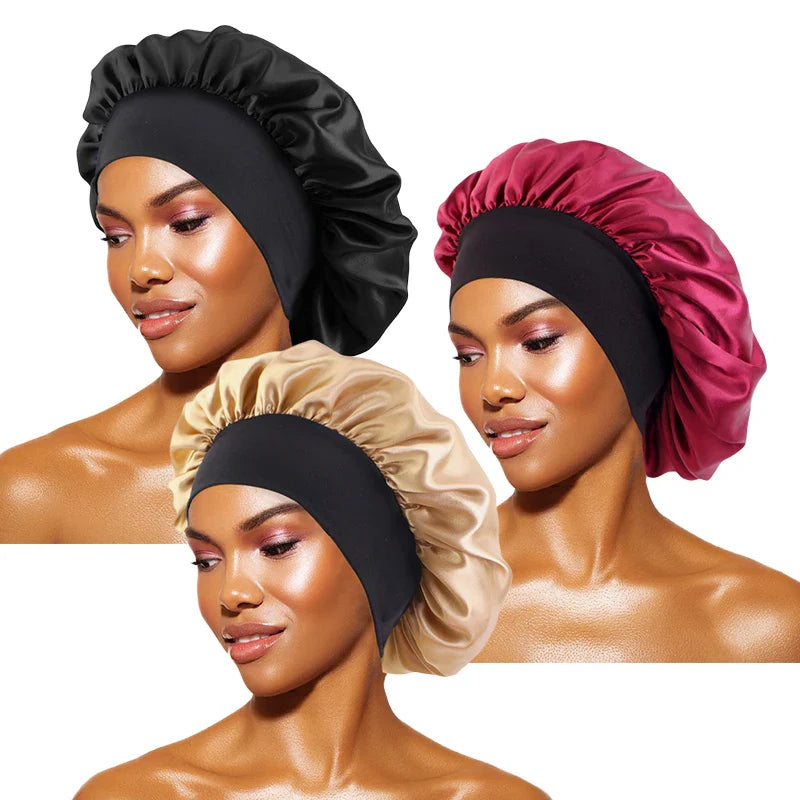 Satin Bandana Headscarf - One Size Fits Most Adults, Lightweight Fashion Headwrap (28 Colors)