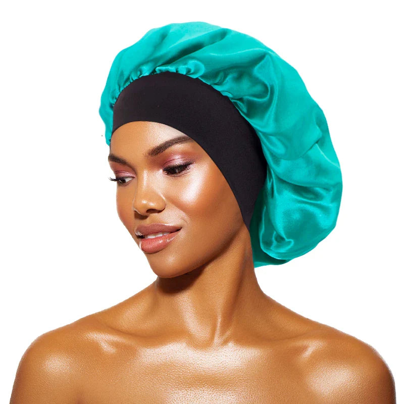 Satin Bandana Headscarf - One Size Fits Most Adults, Lightweight Fashion Headwrap (28 Colors)