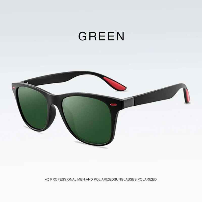 Retro Rectangle Sunglasses UV400 – Vintage Driver Sport Shades for Men & Women