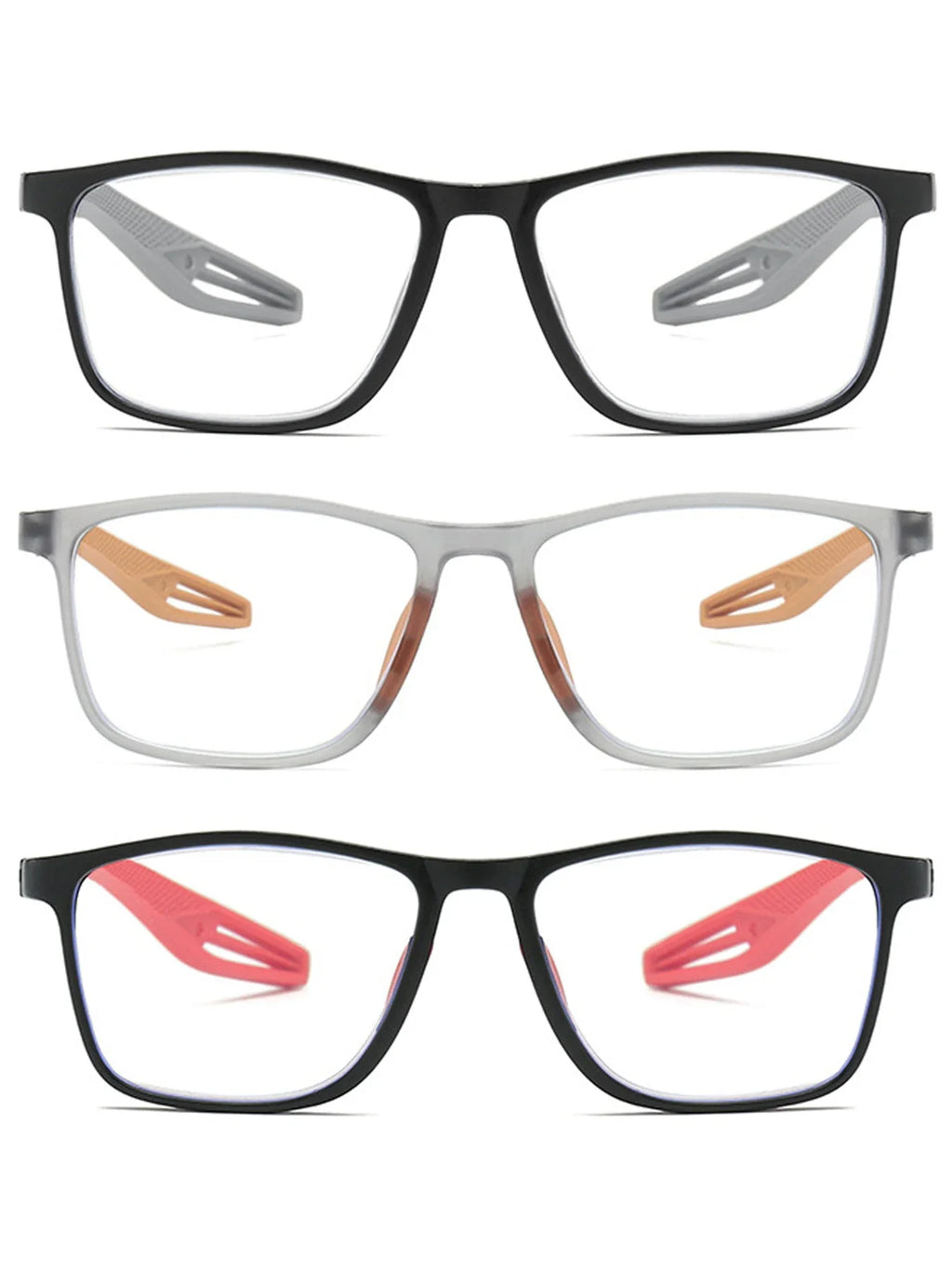 Anti-Blue Light Reading Glasses for Men and Women – Unisex Large Frame with Optical Stand