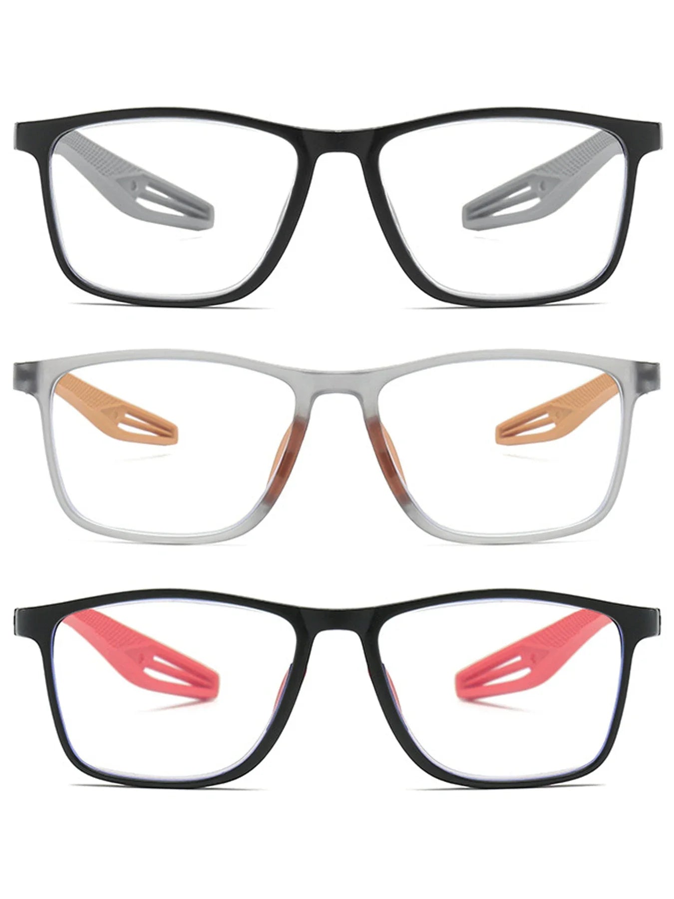 Anti-Blue Light Reading Glasses for Men and Women – Unisex Large Frame with Optical Stand