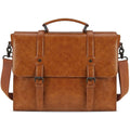 Men's Vegan Leather Messenger Bag – Professional Laptop Carry