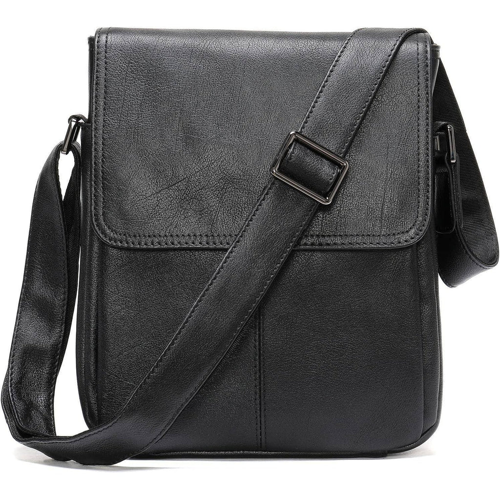 Men's Full-Grain Leather Sling Bag – Refined Business Carry