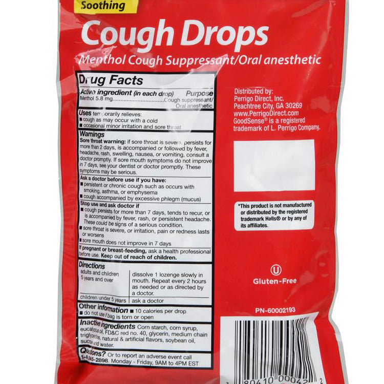 Good Sense Cough Drops - Cherry (30 drops)