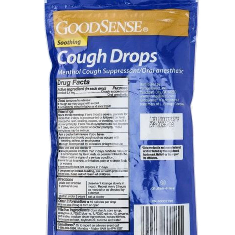 Good Sense Cough Drops - Menthol (30 drops)