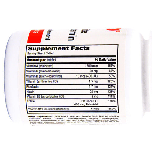 100ct Rugby Daily-Vite Multivitamins